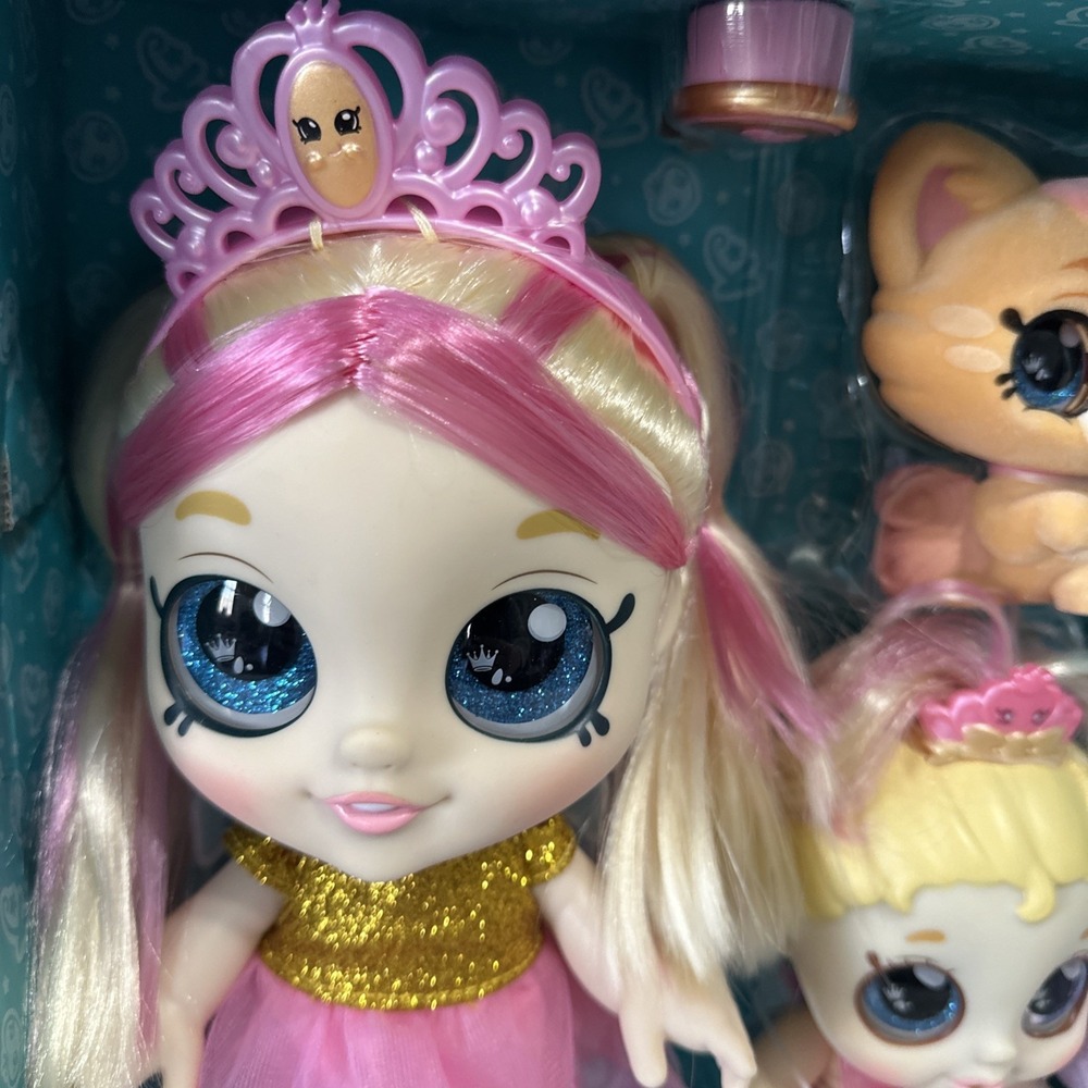 Kindi Kids Tiara Sisters And Kitten Pack  New In Box - Picture 3 of 8